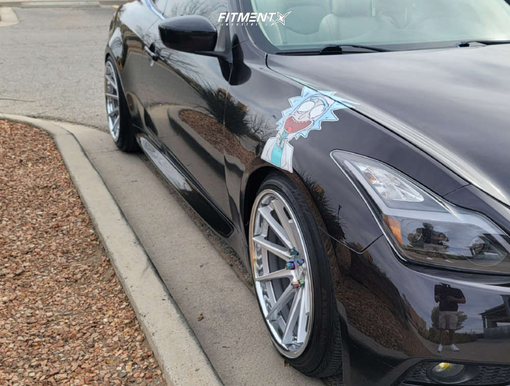 2013 INFINITI G37 IPL with 19x10.5 Ferrada FR4 and Yokohama 245x40