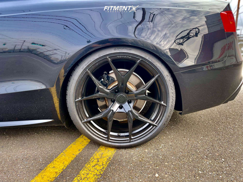 2013 Audi S5 Base with 20x10 Rohana Rfx5 and Continental 275x30 on ...