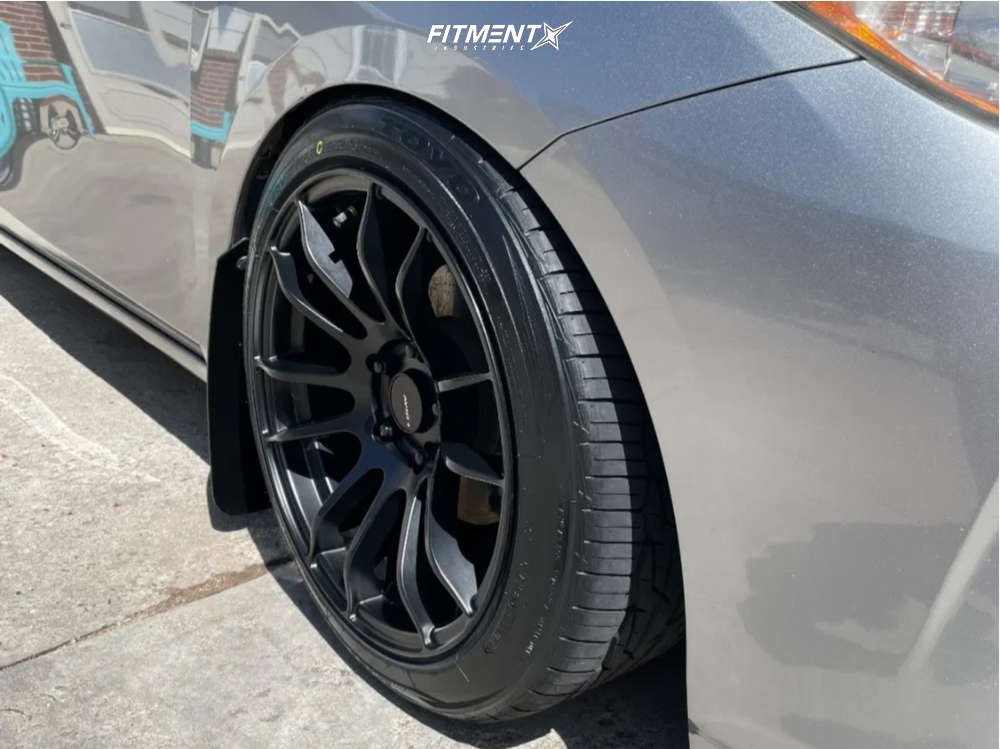 2013 Mazda 3 i with 17x9 AVID1 AV20 and Toyo Tires 225x45 on