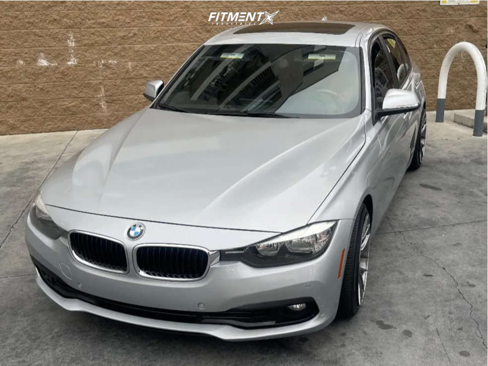 2016 BMW 320i XDrive Base with 18x9.5 Aodhan Ah-x and Hankook 225x40 on ...