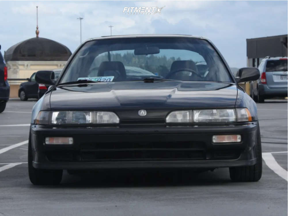 1991 Acura Integra LS with 15x8 Enkei 92 and Kumho 205x50 on Coilovers ...