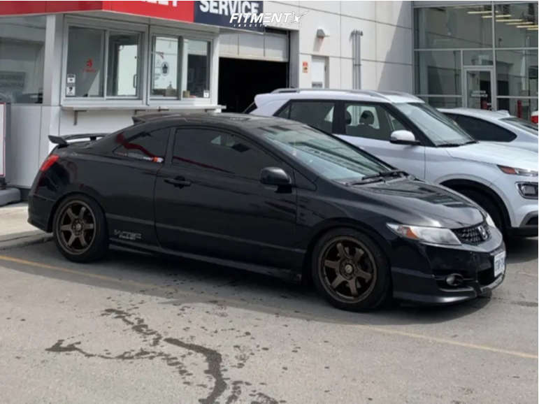 2009 Honda Civic Si with 17x9 Superspeed Rf06rr and Firestone