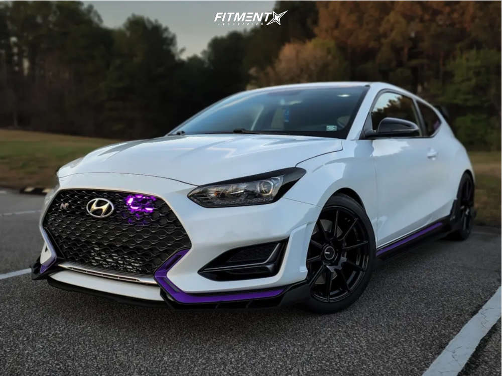 2020 Hyundai Veloster N Performance Package with 18x8.5 Enkei Ts10 and ...