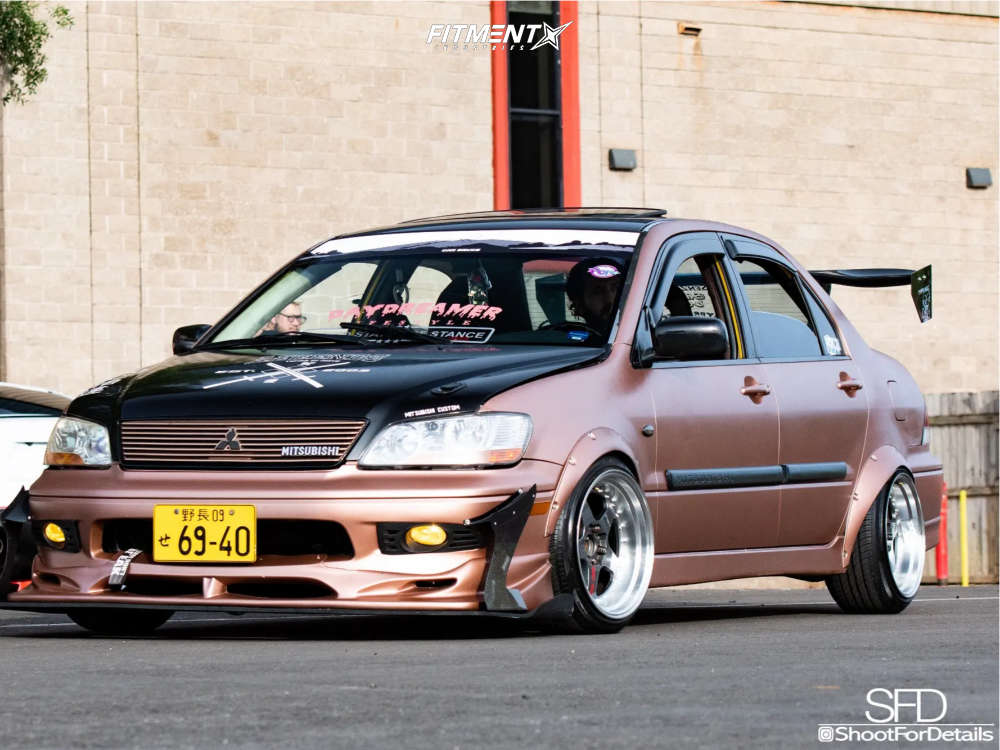 2003 Mitsubishi Lancer OZ Rally with 16x9 JNC Jnc010 and Waterfall ...