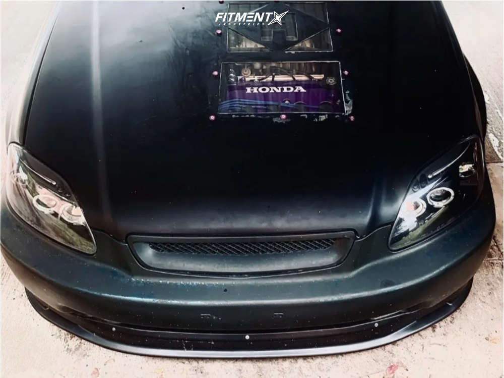 1998 Honda Civic LX with 15x8 JNC Jnc031 and Nitto 205x50 on