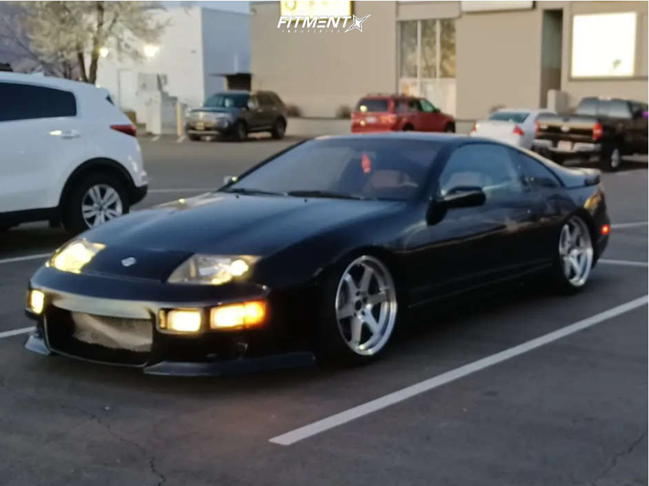 1990 Nissan 300ZX Turbo with 18x9.5 Vors Tr37 and Vercelli 225x40