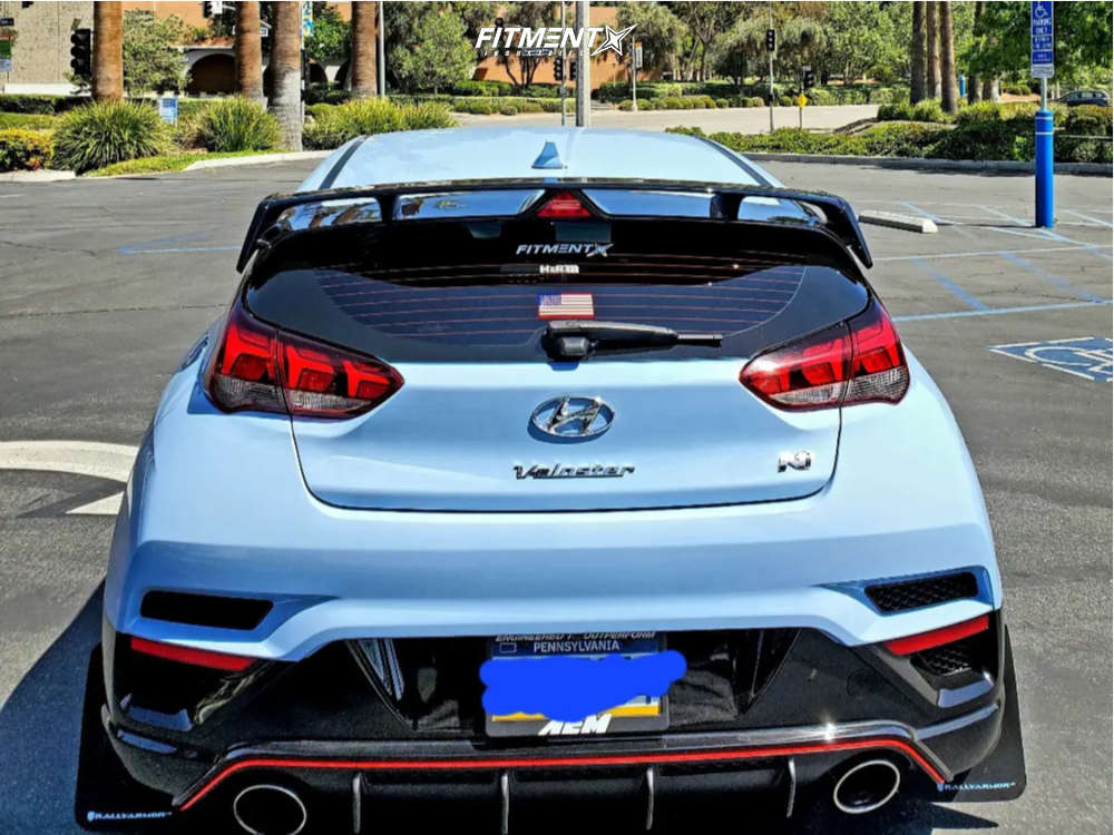 2020 Hyundai Veloster N Performance package with 19x9.5 TSW Clypse and ...