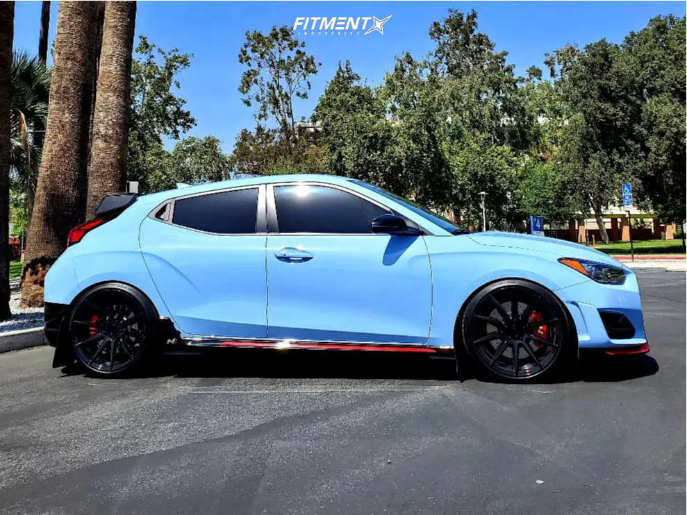 2020 Hyundai Veloster N Performance package with 19x9.5 TSW Clypse and ...