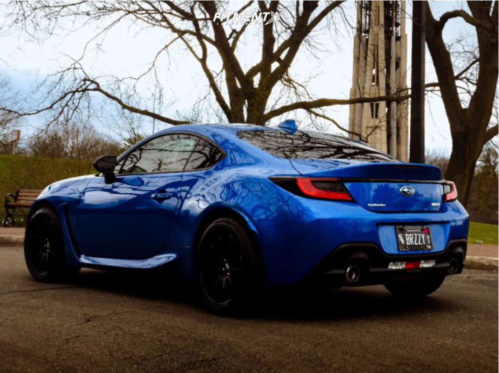 Stock Brz Rims 2022 Subaru BRZ Limited with 18x8.5 ESR Cs12 and Michelin 215x40 on ...