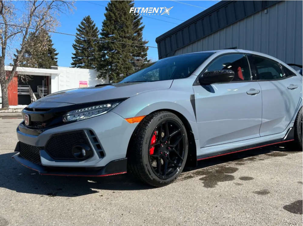 2019 Honda Civic Type R with 19x9.5 Rohana Rfx11 and Michelin 255x40 on ...