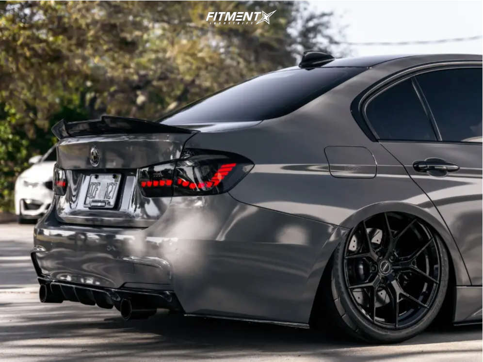 2013 BMW 335i Base with 19x8.5 Vossen Hf5 and Firestone 255x35 on Air ...