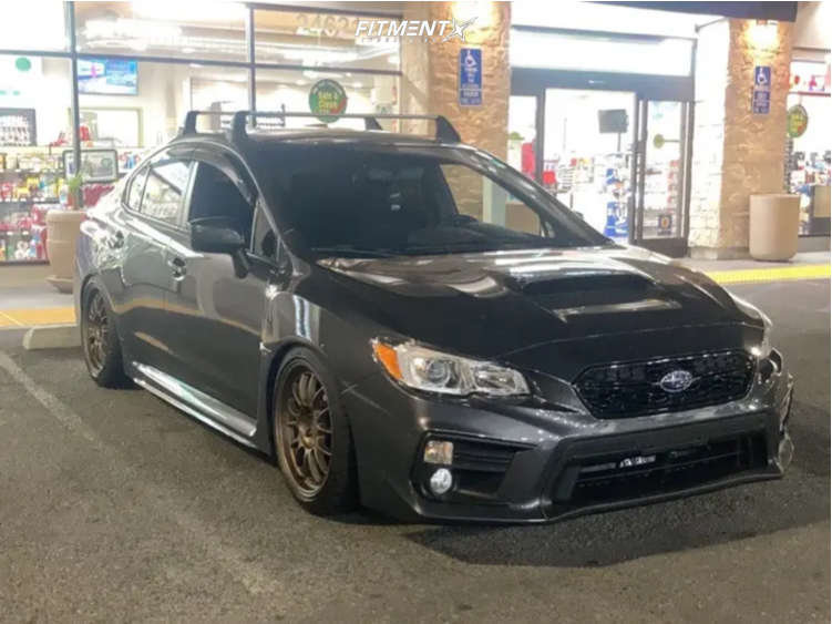2021 Subaru WRX Premium with 18x9 Kansei Corsa and Dunlop 145x40