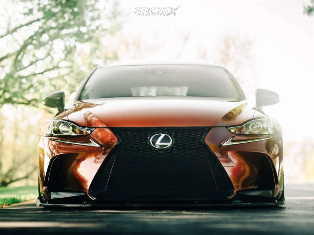 2018 Lexus IS300 F Sport with 18x9.5 Anovia Elder and Vercelli 225x40
