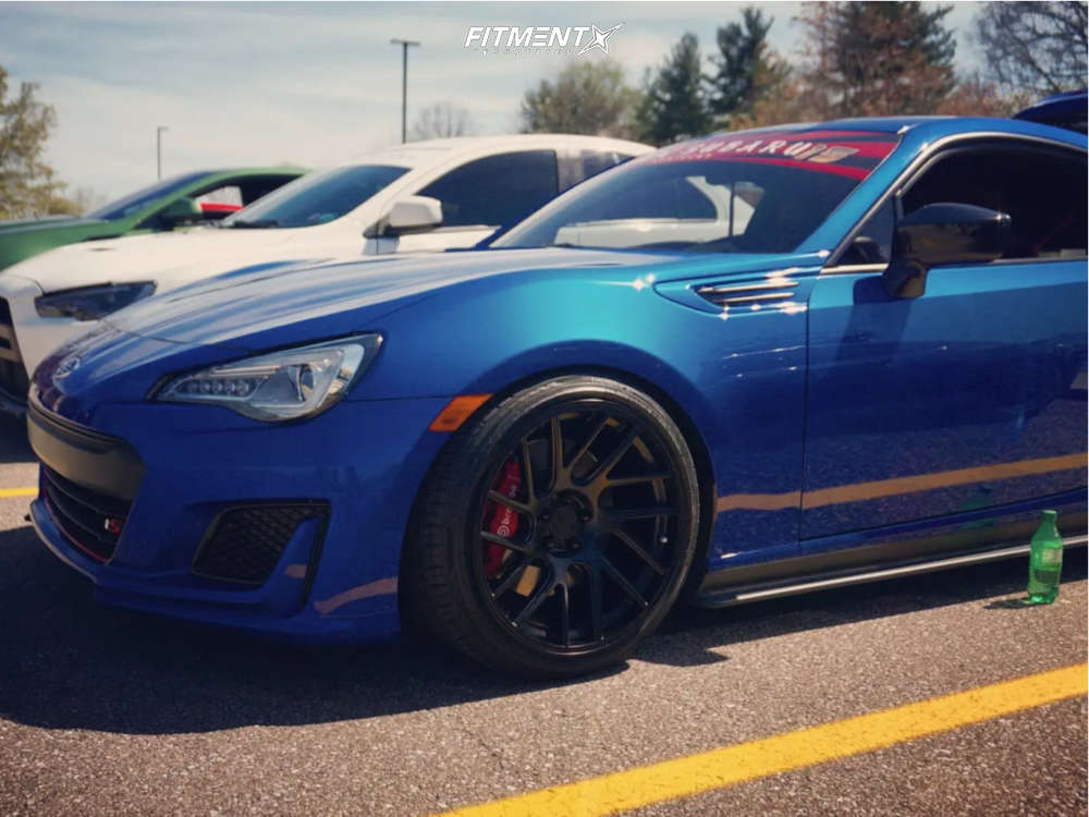 2018 Subaru BRZ TS with 18x9.5 Anovia Elder and Delinte 225x40 on