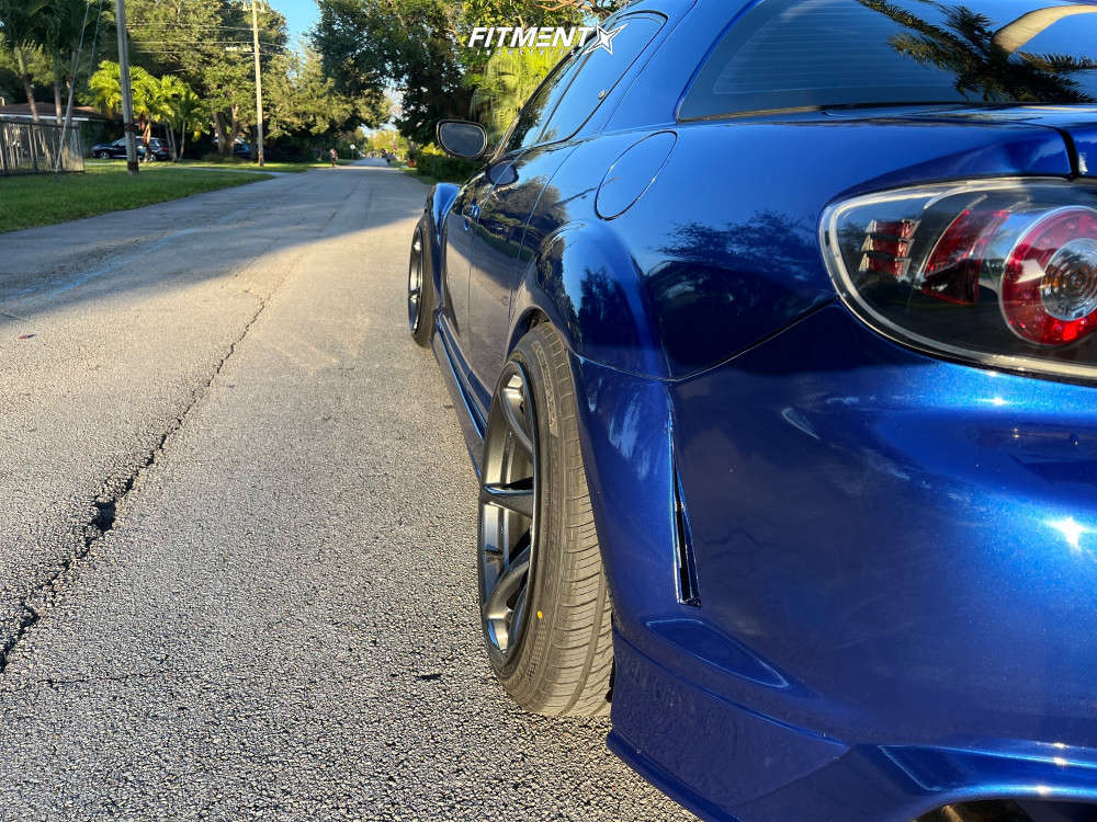 2004 Mazda RX-8 Base with 18x10.5 Kansei Tandem and Vercelli 235x40 on ...