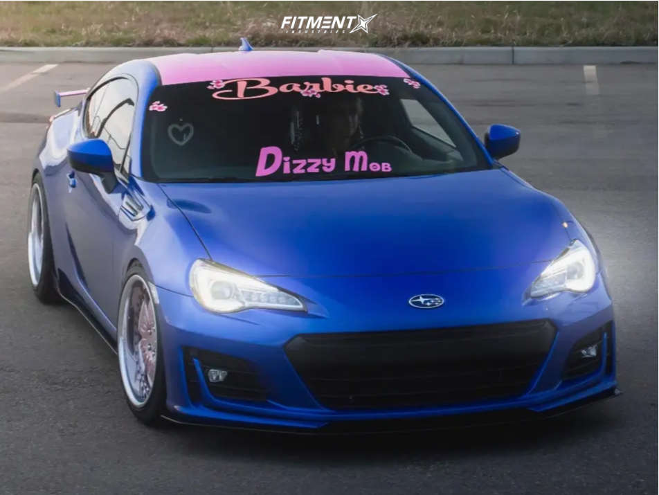 2017 Subaru BRZ Premium with 18x9.5 Heritage Sakura and Nitto