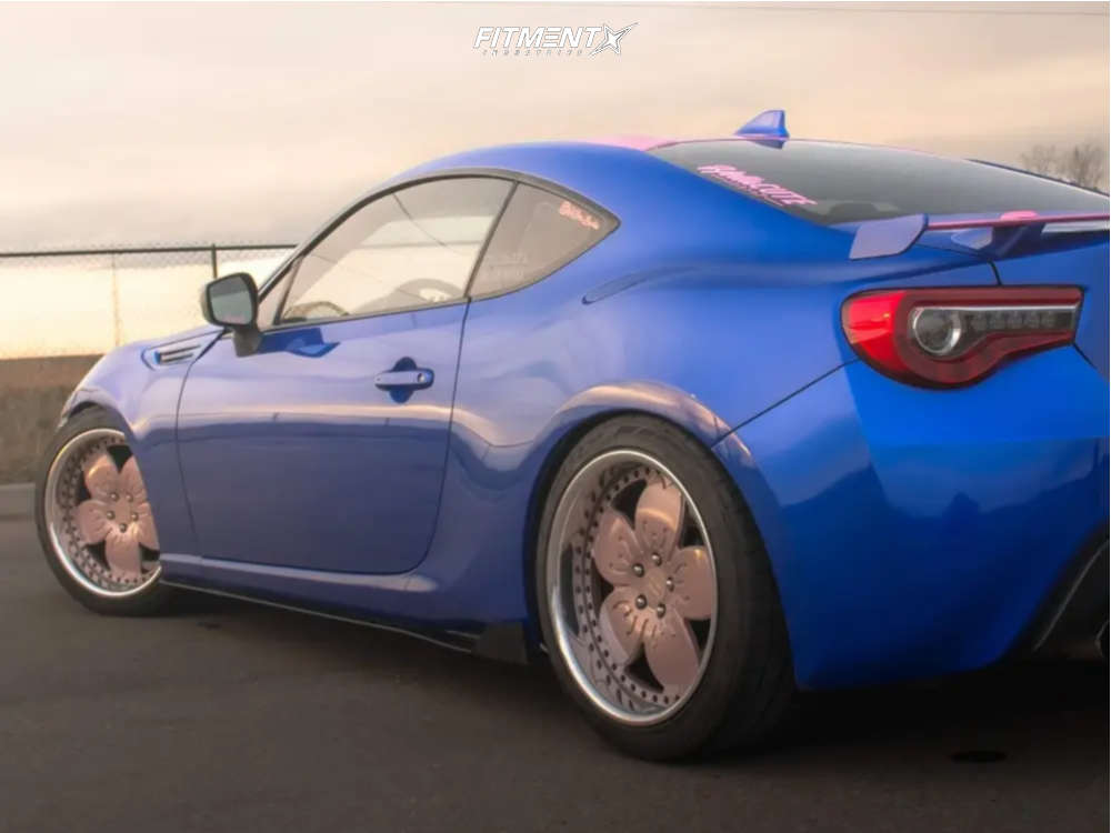 2017 Subaru BRZ Premium with 18x9.5 Heritage Sakura and Nitto