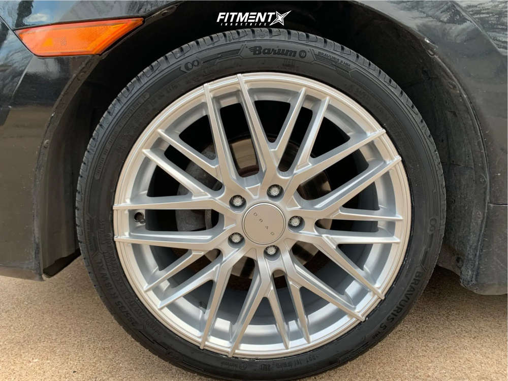 2017 Honda Civic Lx With 18x8 Drag Dr77 And Barum 255x35 On Stock