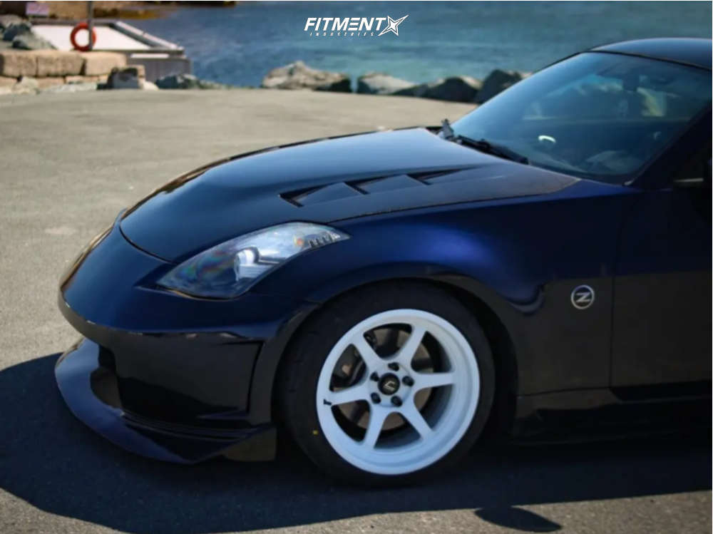 2007 Nissan 350Z Base with 18x9 Cosmis Racing Xt-006r and Firestone ...