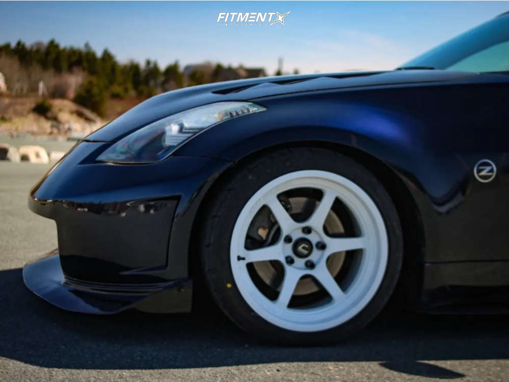 2007 Nissan 350Z Base with 18x9 Cosmis Racing Xt-006r and Firestone ...