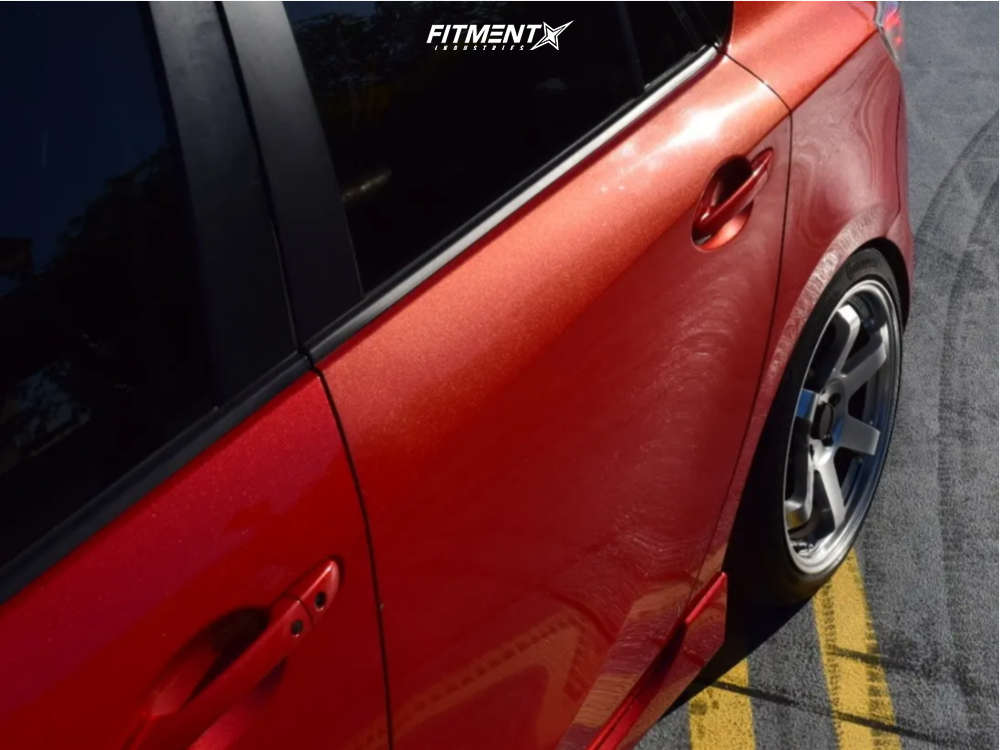 2010 Mazda 3 Mazdaspeed with 18x8.5 AVID1 Av6 and Continental