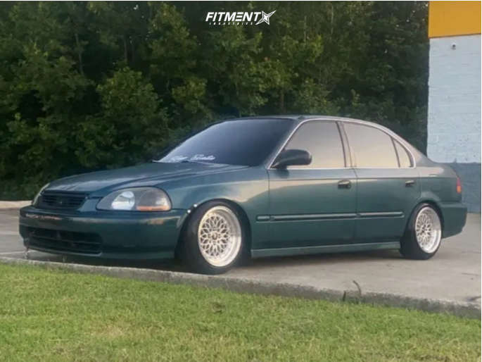 1997 Honda Civic LX with 15x8 MST Mt36 and Waterfall 195x45 on