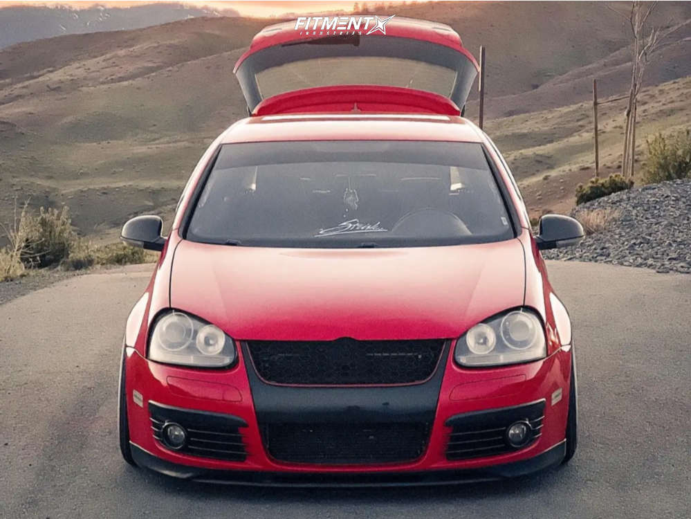 2008 Volkswagen GTI Base with 18x9.5 Rotiform Wgr and Achilles 215x40 ...