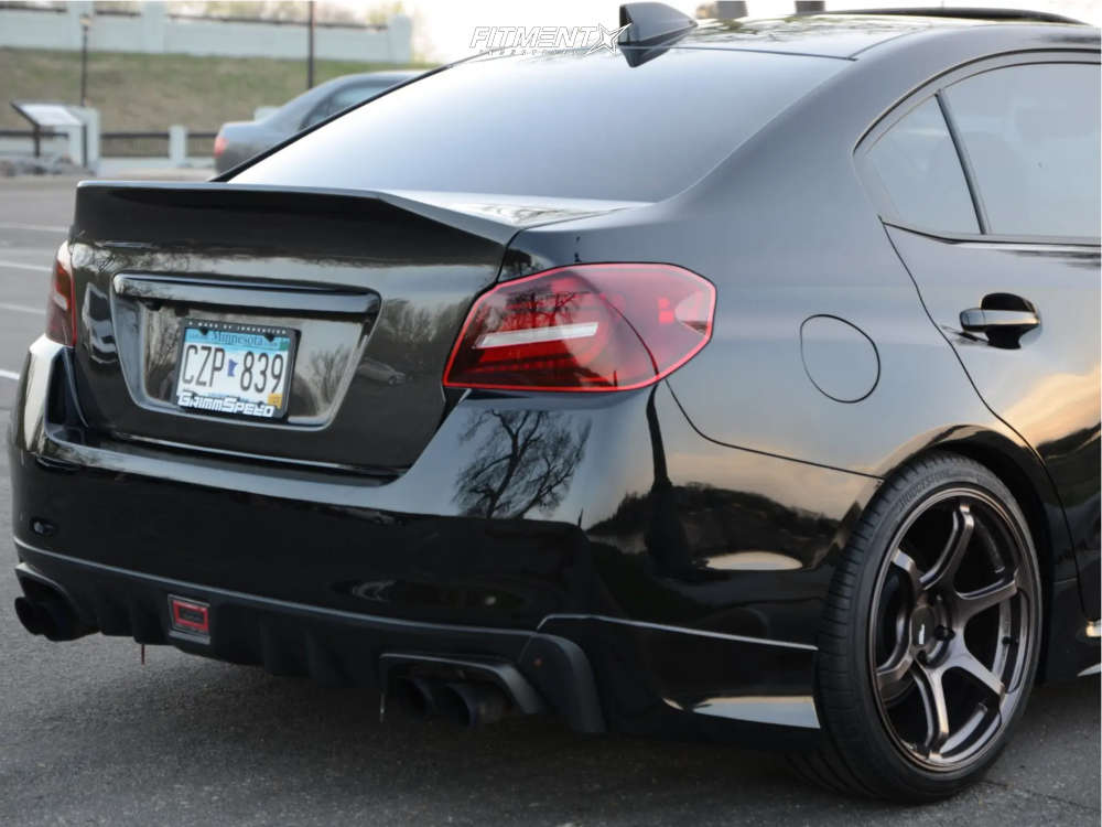 2019 Subaru WRX Limited with 18x9.5 Advan Racing Rg-4 and Bridgestone ...