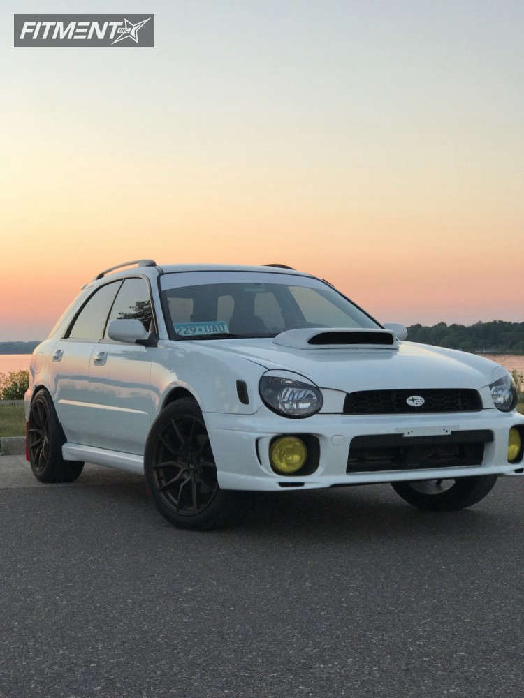 2003 Subaru Impreza WRX with 18x9.5 Option Lab R716 and Michelin