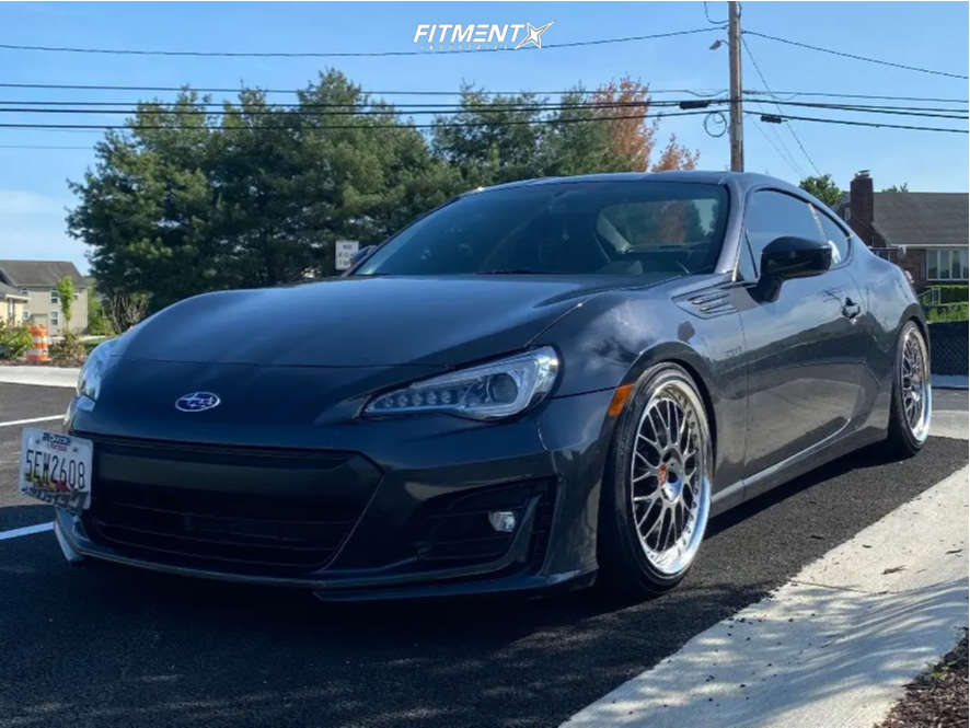 2017 Subaru BRZ Limited with 18x9.5 Work Vs Xx and Hankook 225x35