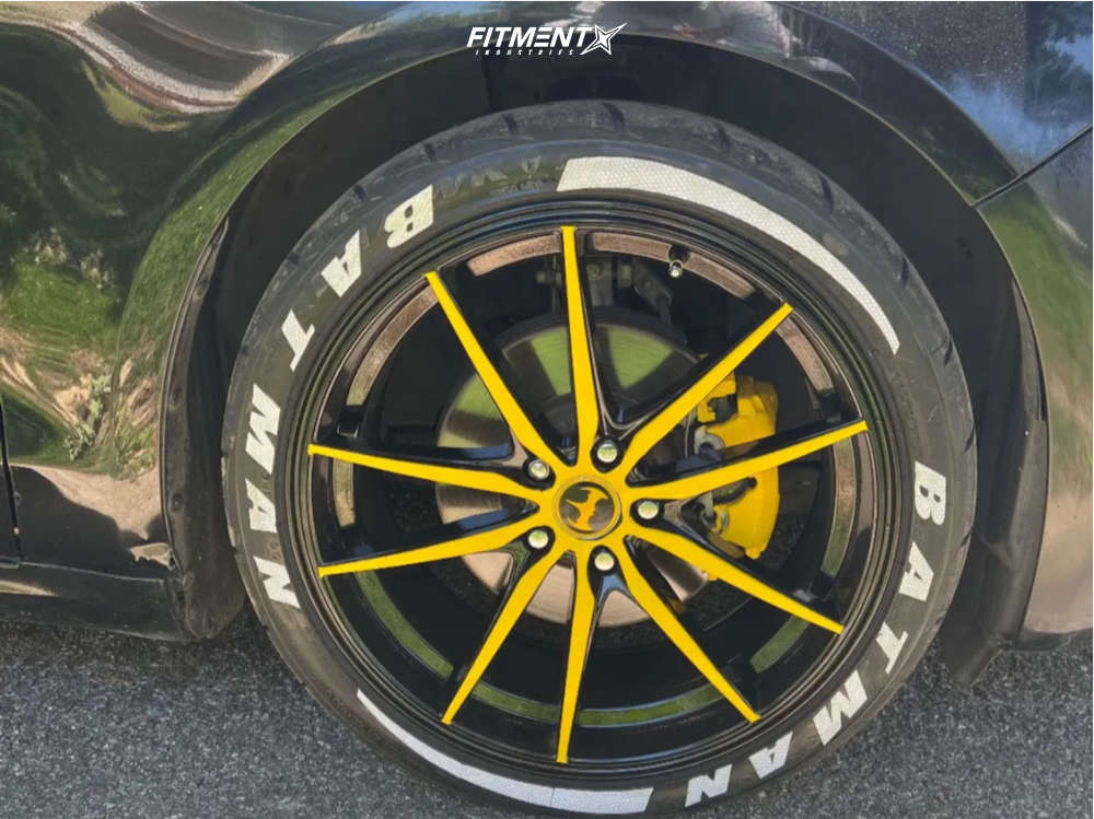 2019 Ford Fusion SE with 19x8.5 Konig Oversteer and Firestone 255x35 on
