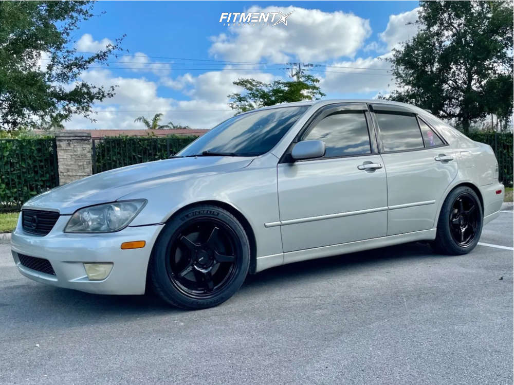 2001 Lexus IS300 Base with 17x8 Enkei Ts-5 and Michelin