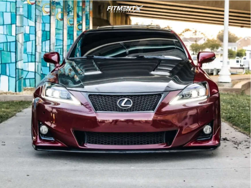 2012 Lexus IS350 Base with 18x8.5 Aodhan Ah08 and Continental 225x45 on