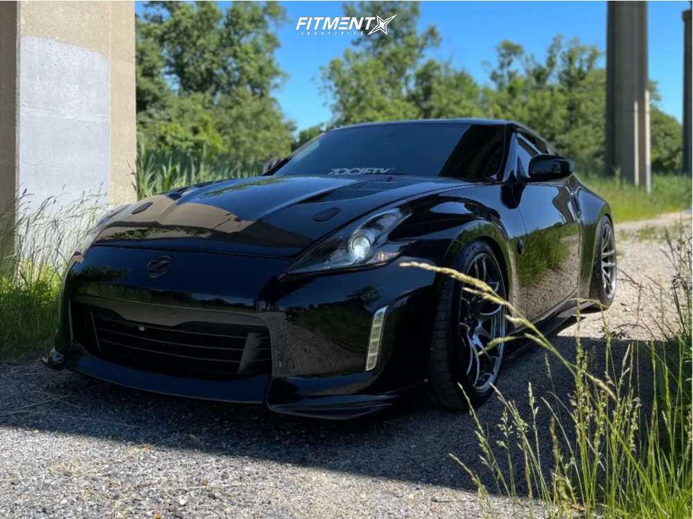 kkss 2013 Nissan 370Z Touring with 19x9.5 Work Emotion Cr Kiwami and