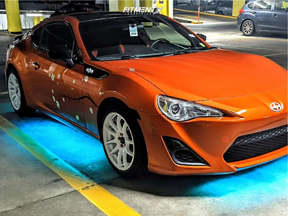 Stock Frs Rims 2013 Scion FR-S Base with 17x8 Vors Tr4 and Vercelli 215x45 on Stock ...