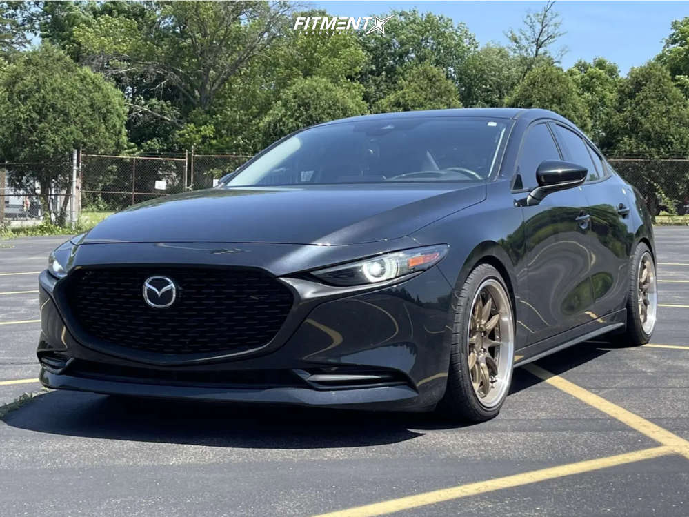 山田様　BBS③ 2021 Mazda 3 2.5 Turbo with 18x8.5 Aodhan Ds07 and Vercelli 225x40