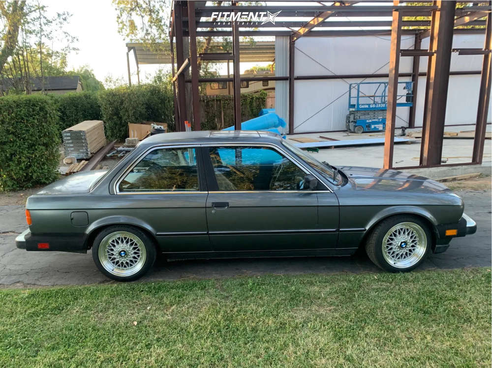1984 BMW 318i Base with 16x8 JNC Jnc004 and Continental 205x45 on ...