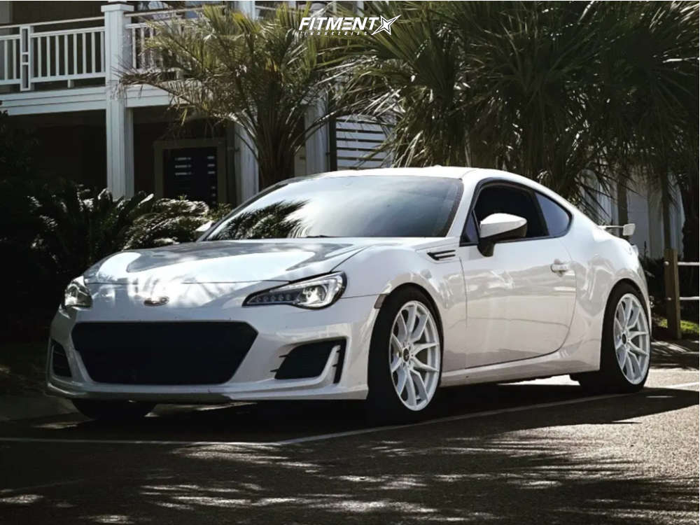 2017 Subaru BRZ Premium with 18x9.5 Option Lab R716 and Michelin 245x40 ...