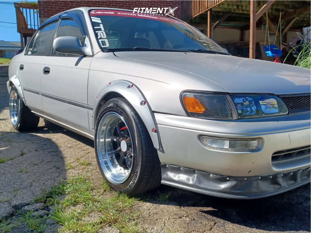 1993 Toyota Corolla DX with 15x8 XXR 002.5 and Hankook 205x50 on