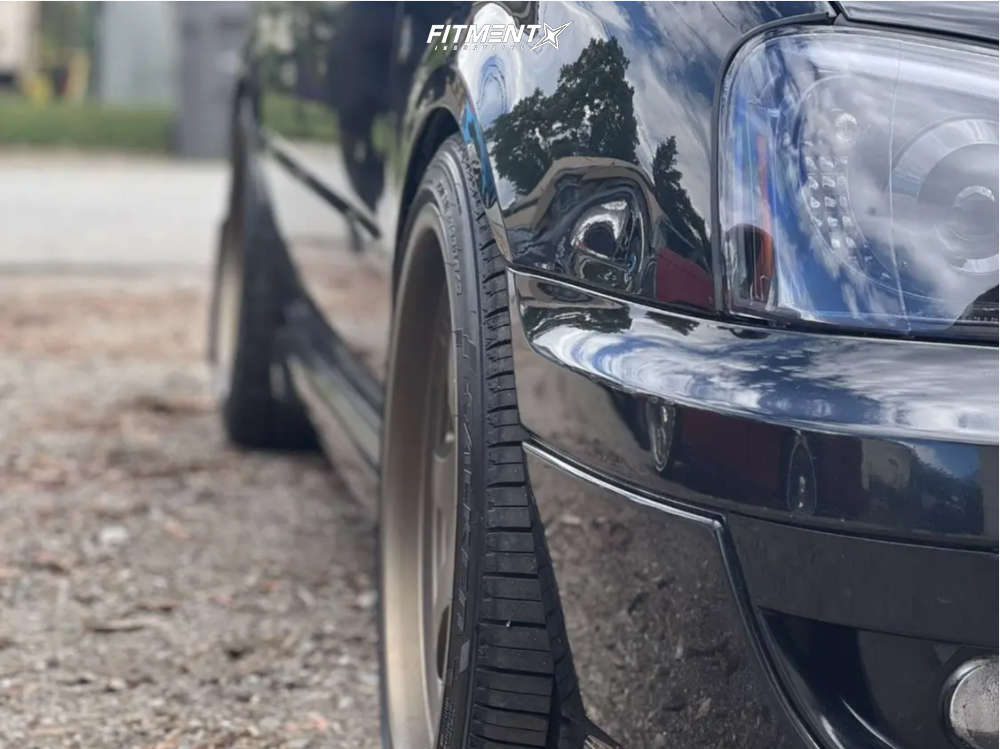 2005 Subaru Impreza WRX with 18x8.5 Aodhan Ah08 and Falken 225x40