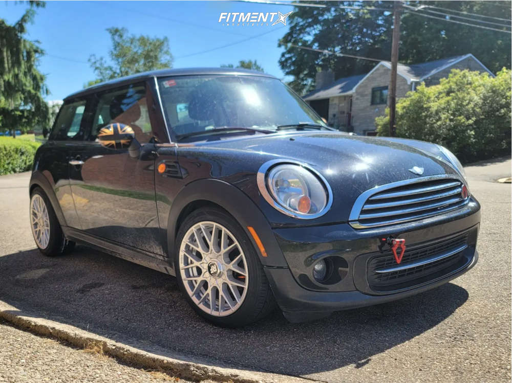 2013 Mini Cooper Base with 17x8 Rotiform Rse and Hankook 215x45 on ...