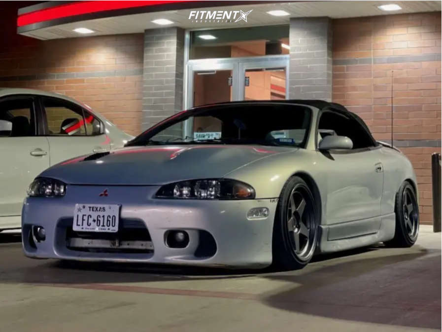 1999 Mitsubishi Eclipse Spyder GS with 17x9 Kansei Knp and