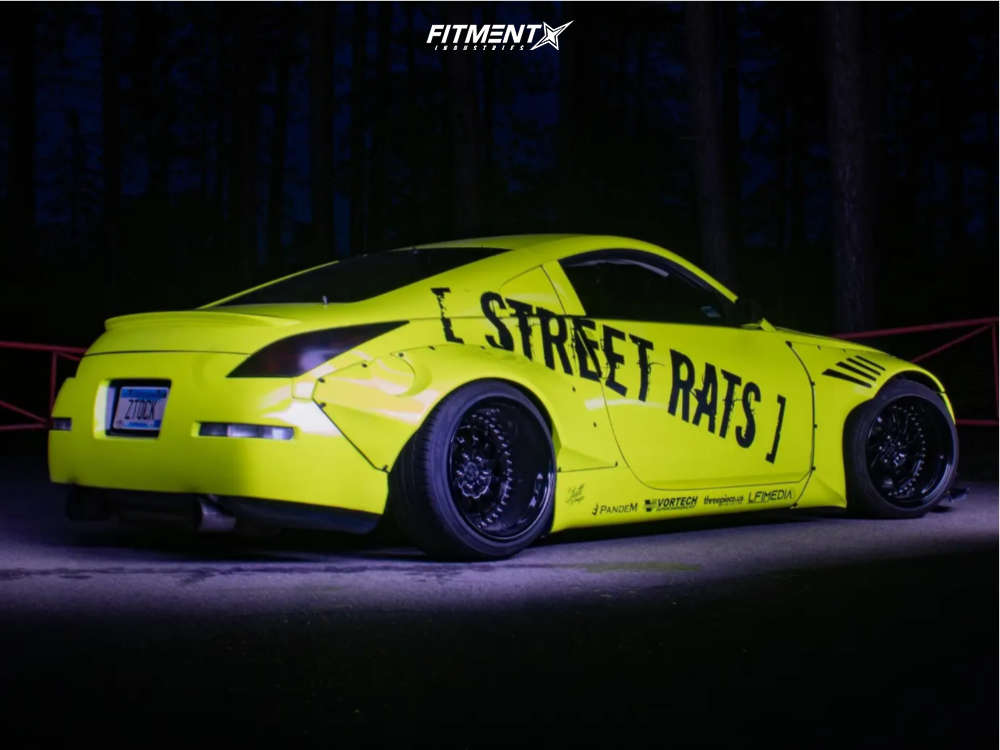 2004 Nissan 350Z Base with 18x11 Heritage Hokkaido Directional and