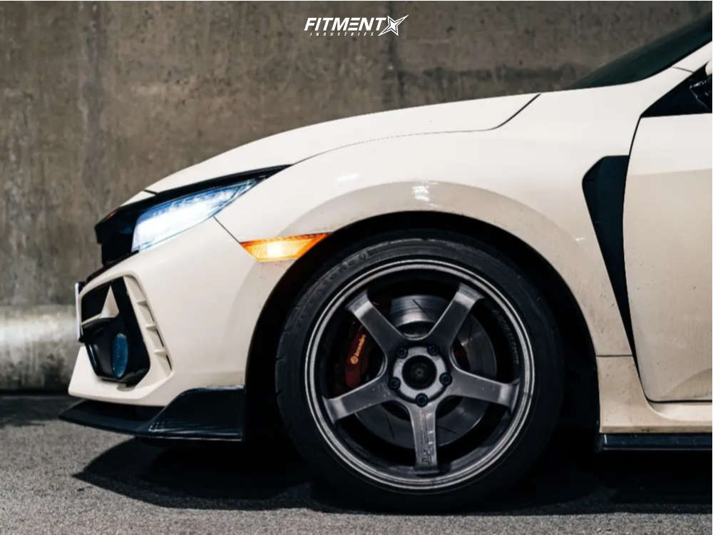 2020 Honda Civic Type R with 18x10 Advan Racing GT Premium and ...