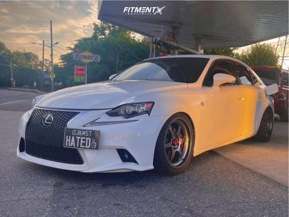 2015 Lexus IS350 F Sport with 18x8.5 Aodhan Ah08 and Hankook 215x45 on ...