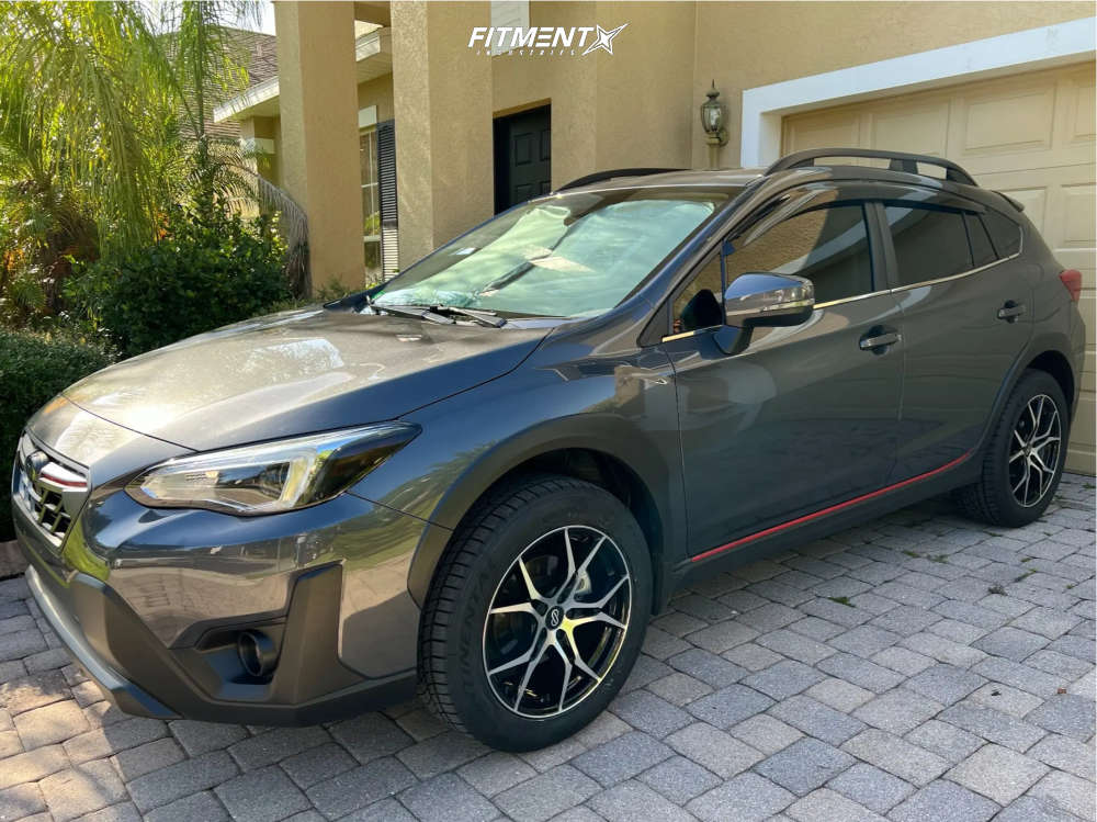2022 Subaru Crosstrek Limited with 18x8 Enkei Vulcan and Continental