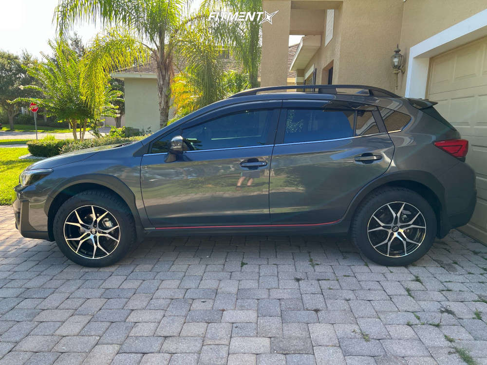 2022 Subaru Crosstrek Limited with 18x8 Enkei Vulcan and Continental ...