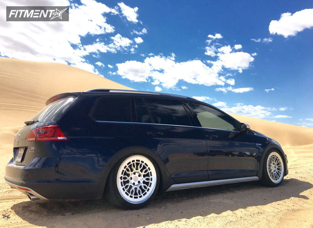 2017 Volkswagen Golf Alltrack SEL with 18x8.5 Radi8 R8a10 and