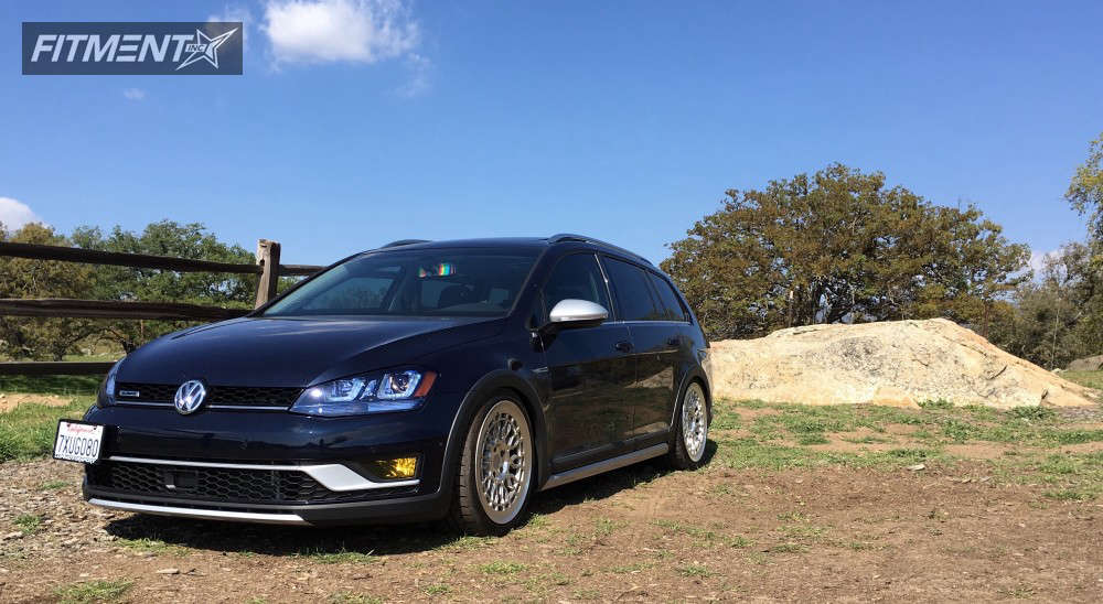 2017 Volkswagen Golf Alltrack SEL with 18x8.5 Radi8 R8a10 and