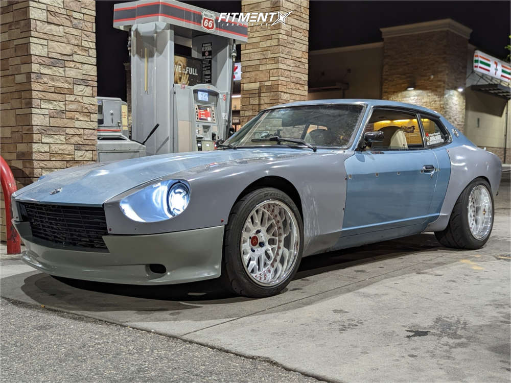 1974 Nissan 260Z 2 2 with 17x9.5 Work Vs Xx and Falken 235x40 on